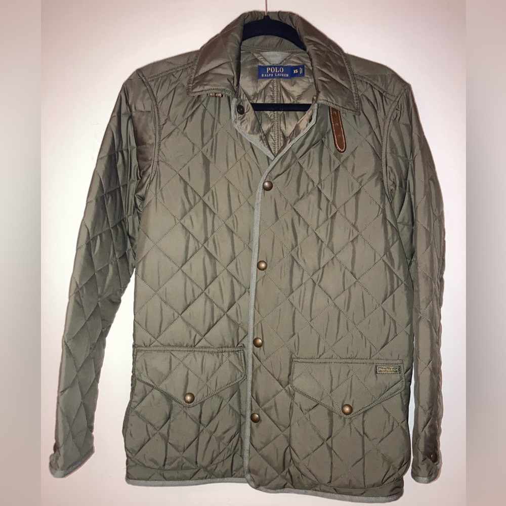 Polo Ralph Lauren Olive Quilted Jacket 🧥🫒🏇